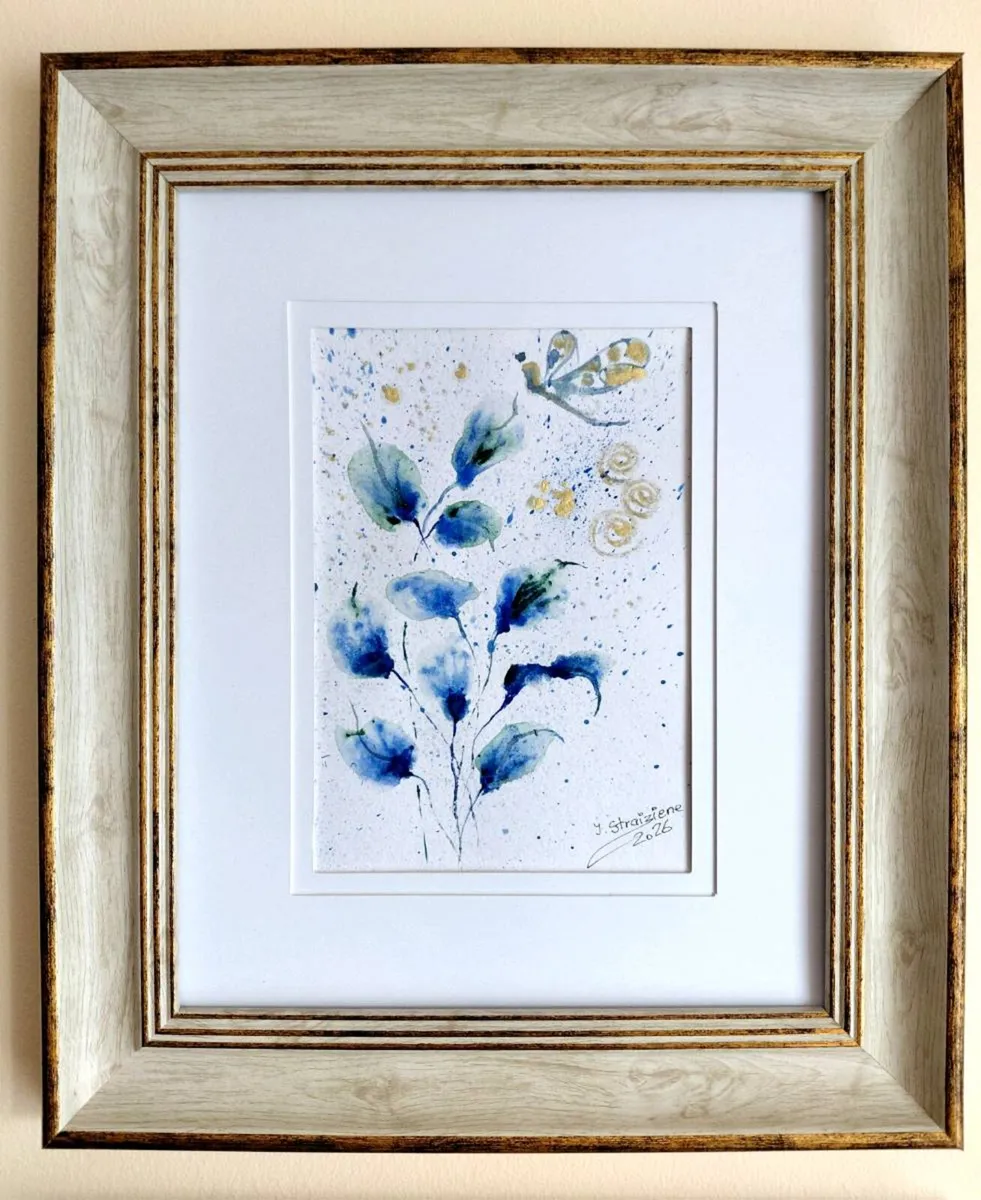 Original Watercolor Abst - Image 4