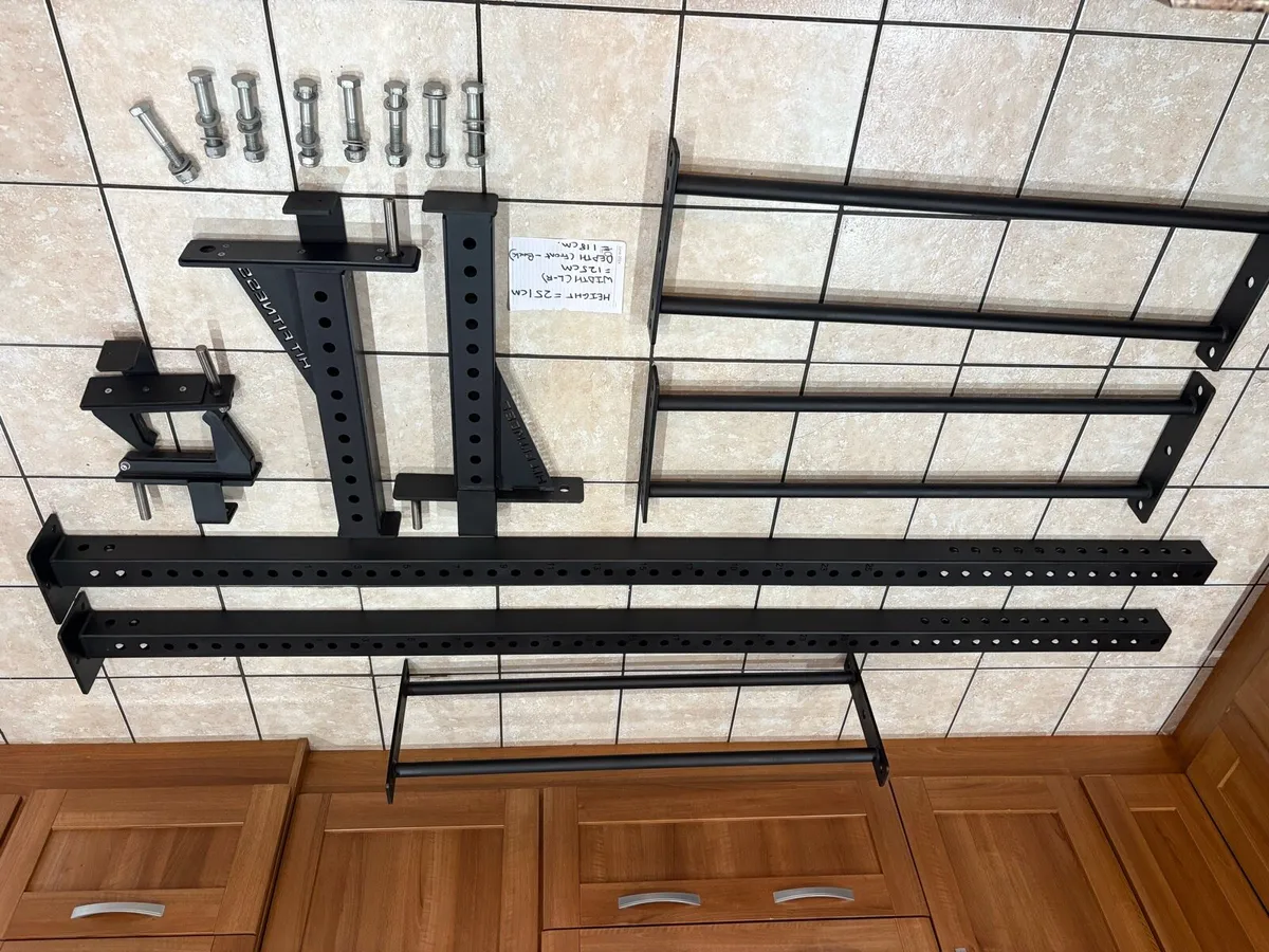 450 KILOGRAM RATED HEAVY GAUGE STEEL SQUAT RACK!! - Image 1