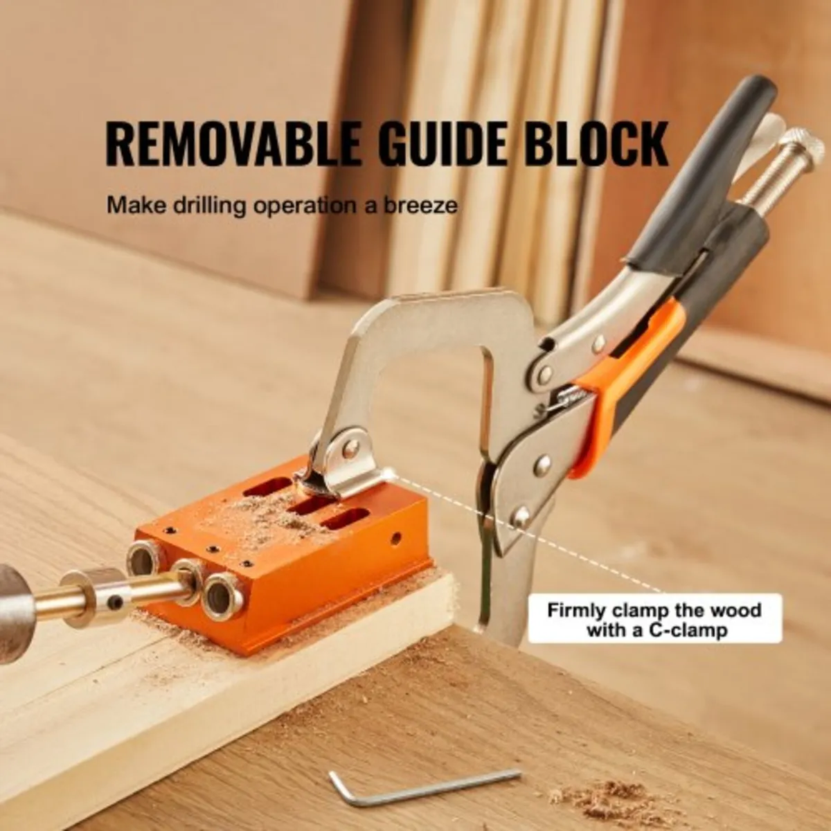 Pocket Hole Jig Kit, 34 Pcs Pocket Hole Jig System - Image 4