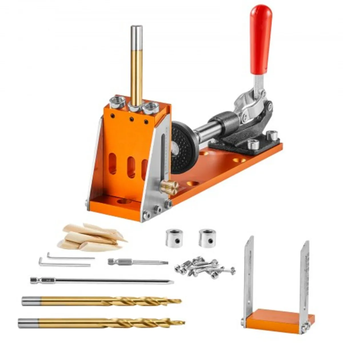 30 Pcs Pocket Hole Jig Kit, Adjustable & Easy to U - Image 1
