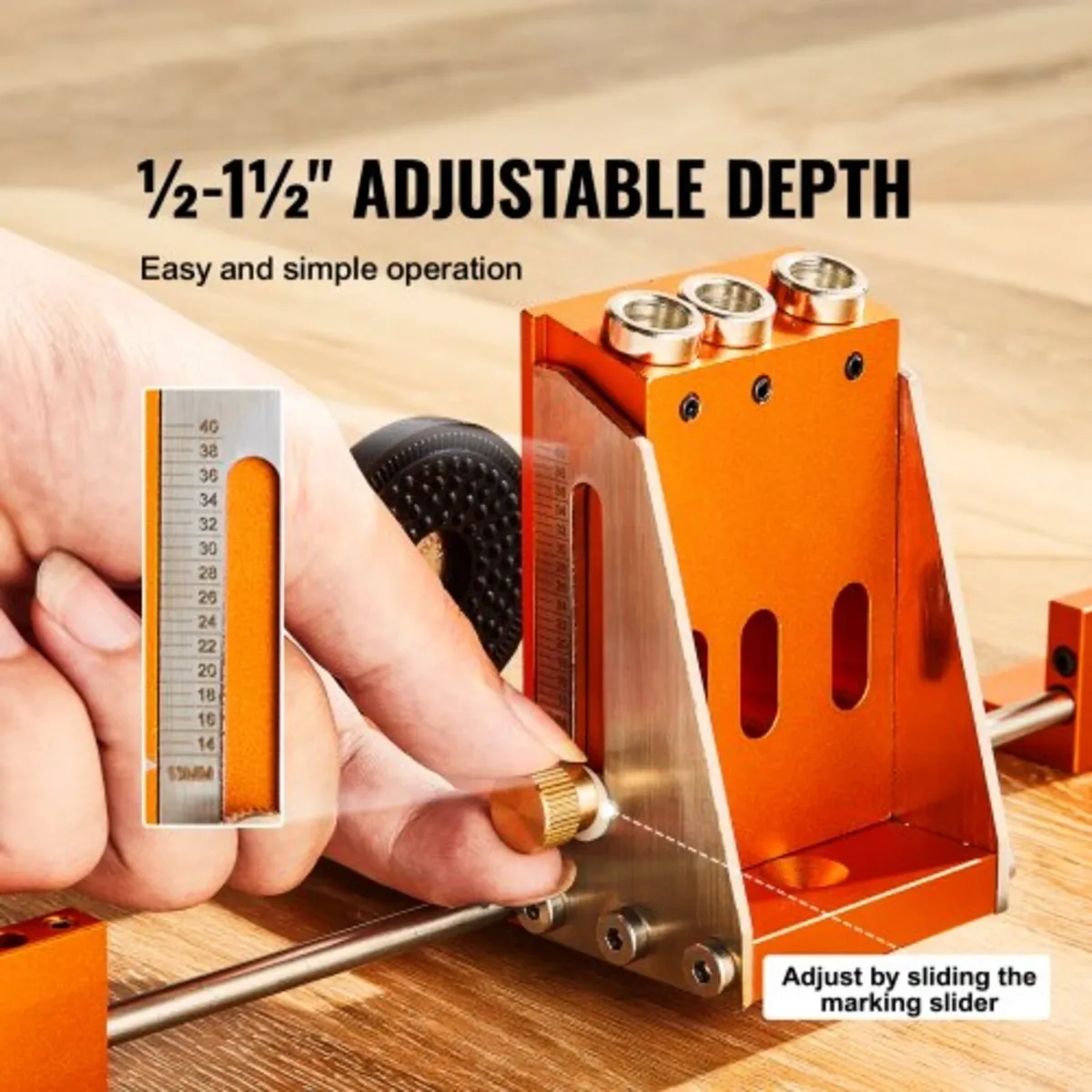 30 Pcs Pocket Hole Jig Kit, Adjustable & Easy to U - Image 2