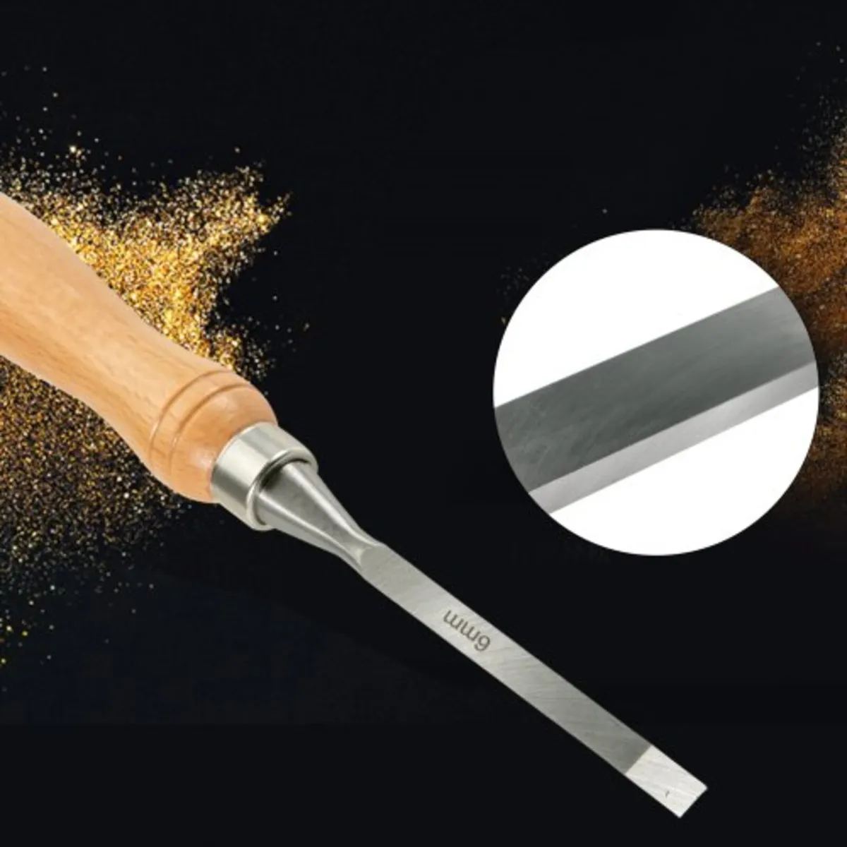 Wood Chisel Sets 12pcs Lathe Chisels 3-3/4Inch /95 - Image 2