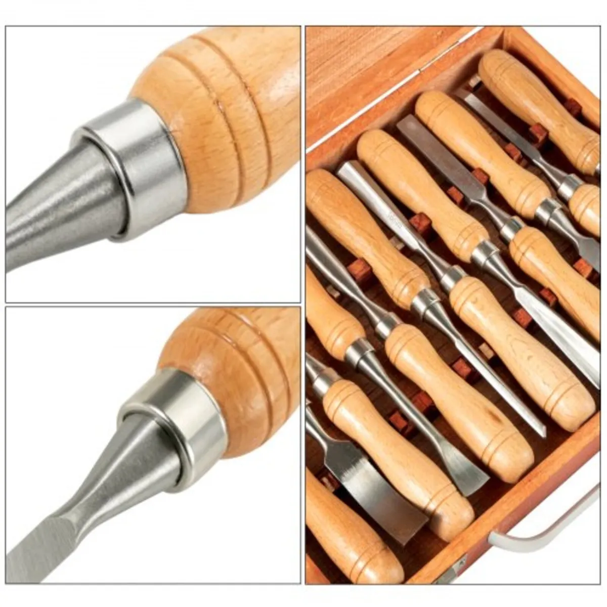 Lathe Chisel 8 Piece Wood Lathe Chisel Cutting Car - Image 3