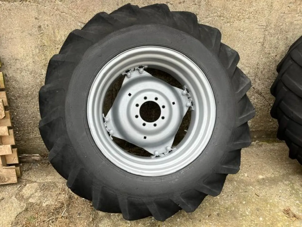 16.9 x 30 Wheels MF or International Tractor - Image 3