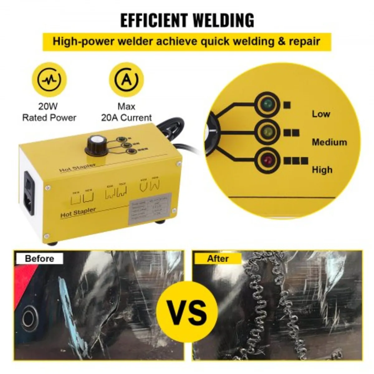 220V plastic welding machine hot staple gun hot st - Image 4