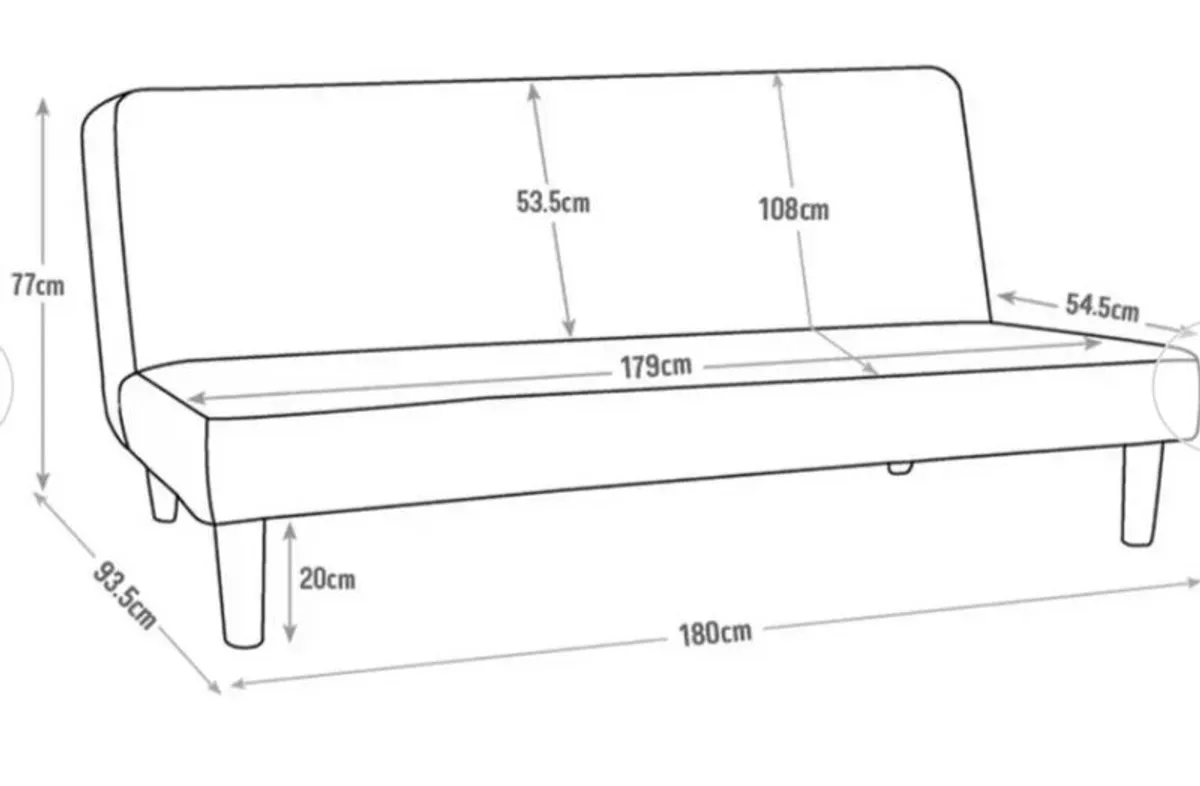 Sofa bed leather - Image 3
