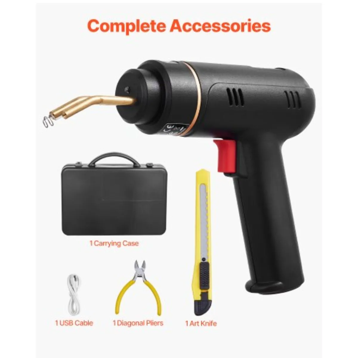 Cordless Plastic Welder, 120W Plastic Welding Gun - Image 3