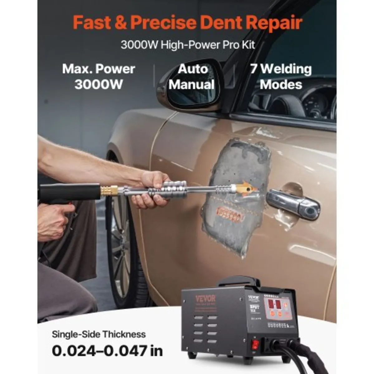 Stud Welder Dent Repair Kit, Spot Welding Machine - Image 2