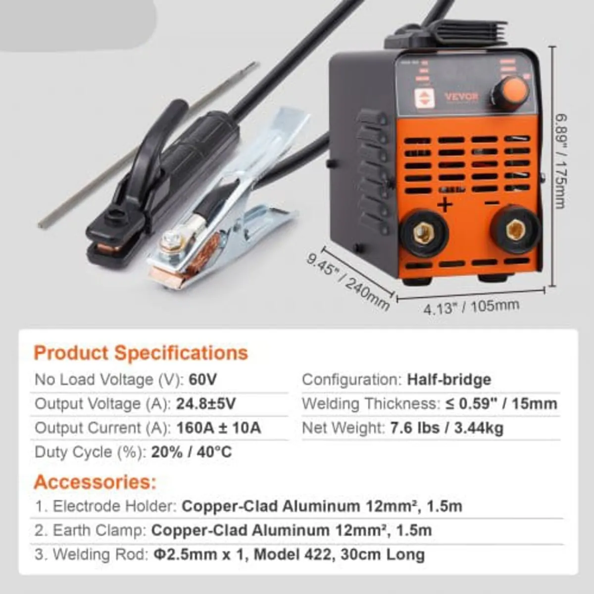 220V Stick Welder, 160A ARC/Lift TIG Welding Machi - Image 4