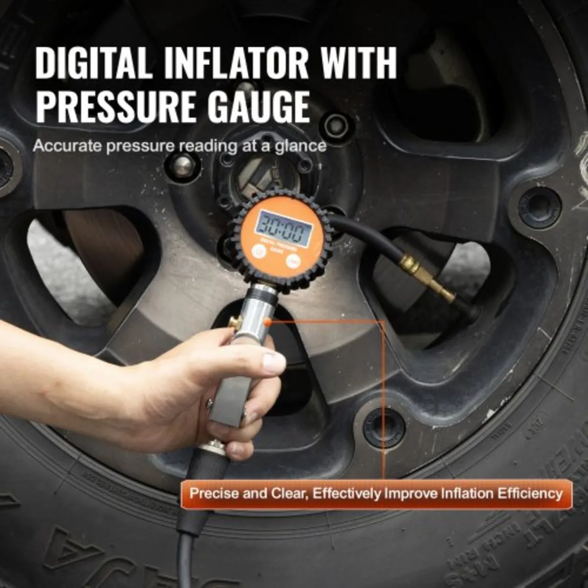 12V Heavy Duty Air Compressor with 6L Tank Kit, 6. - Image 4