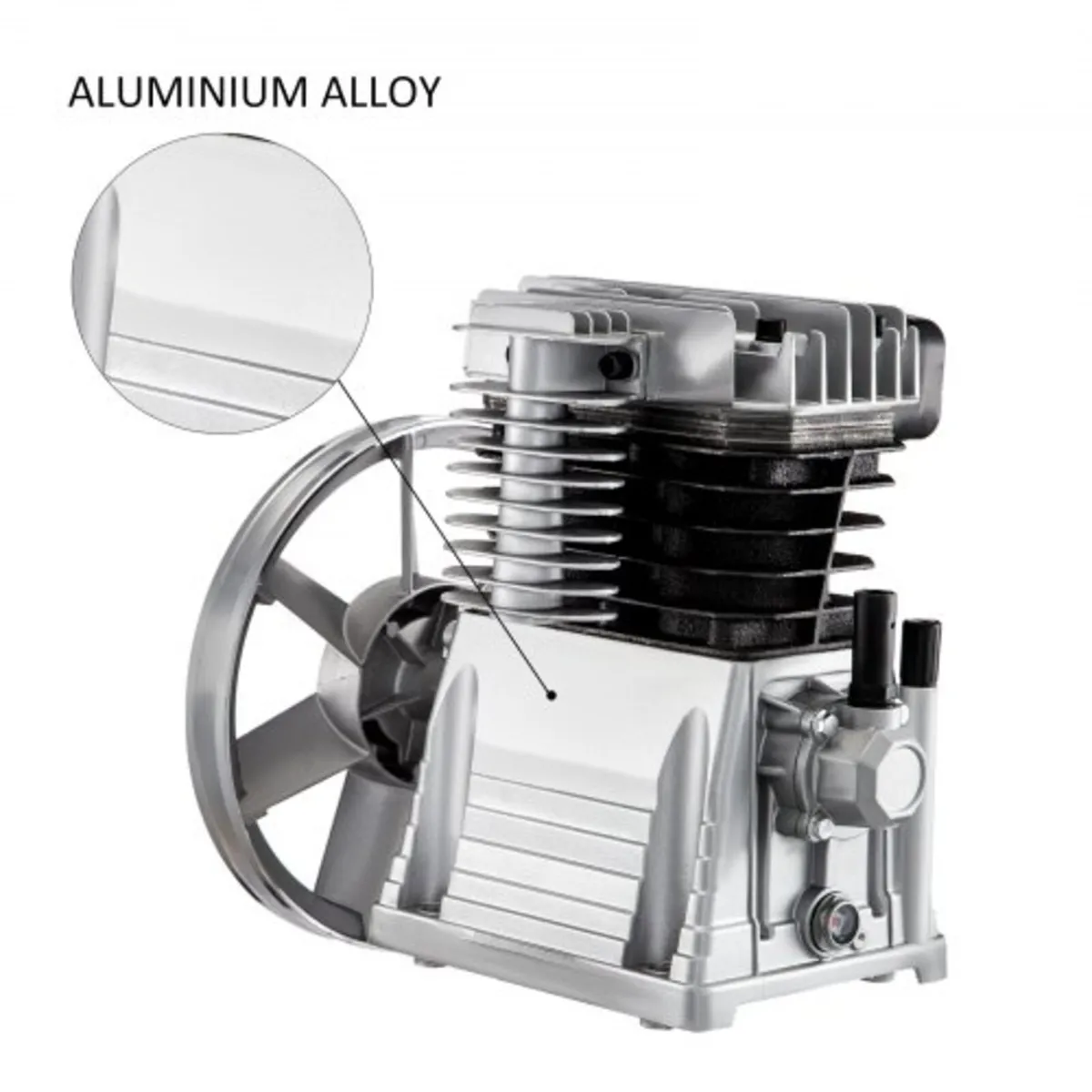 New Industrial Twin Cylinder Air Compressor Pump S - Image 2