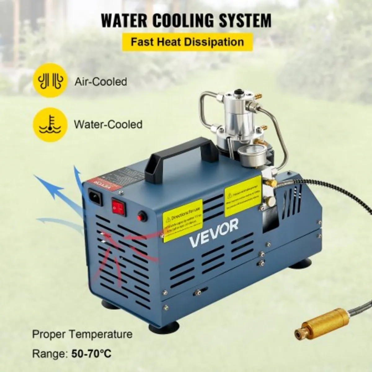 High Pressure Compressor, 4500PSI/30MPA/300BAR Hig - Image 2