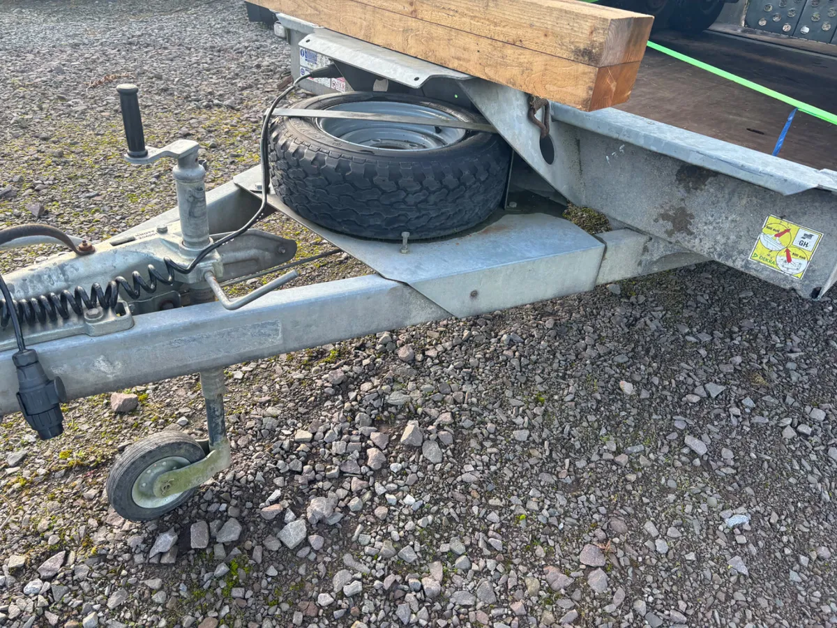 Ifor Williams 14ft x 6ft Tri axle plant trailer - Image 3