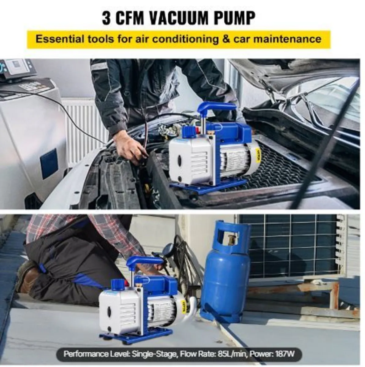 183 L/min(3CFM) 246W(1/3HP) Vacuum - Image 2