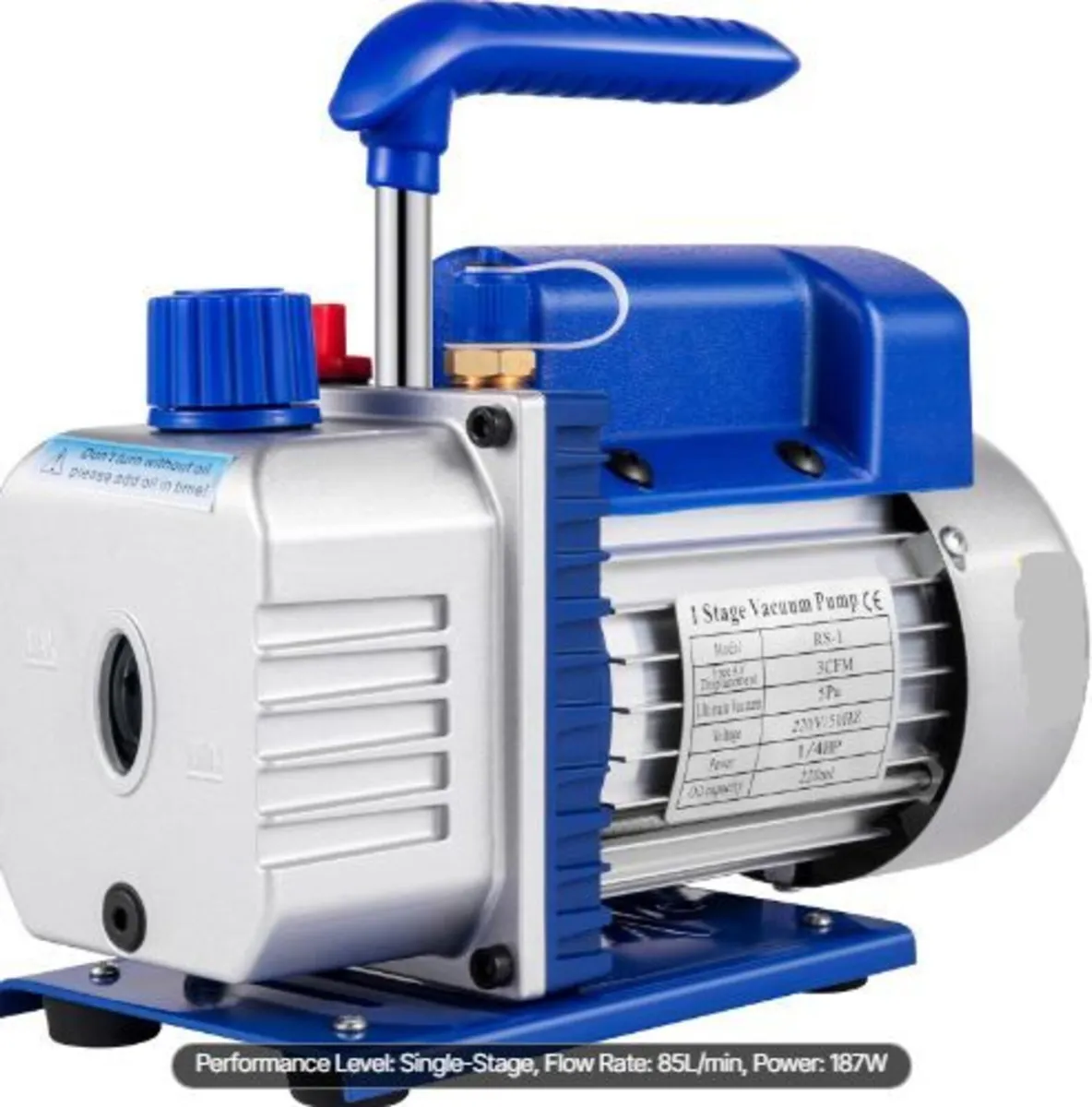 183 L/min(3CFM) 246W(1/3HP) Vacuum - Image 3