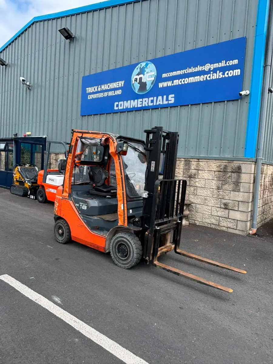 For Sale: 1.8 Toyota Diesel Forklift - Image 1