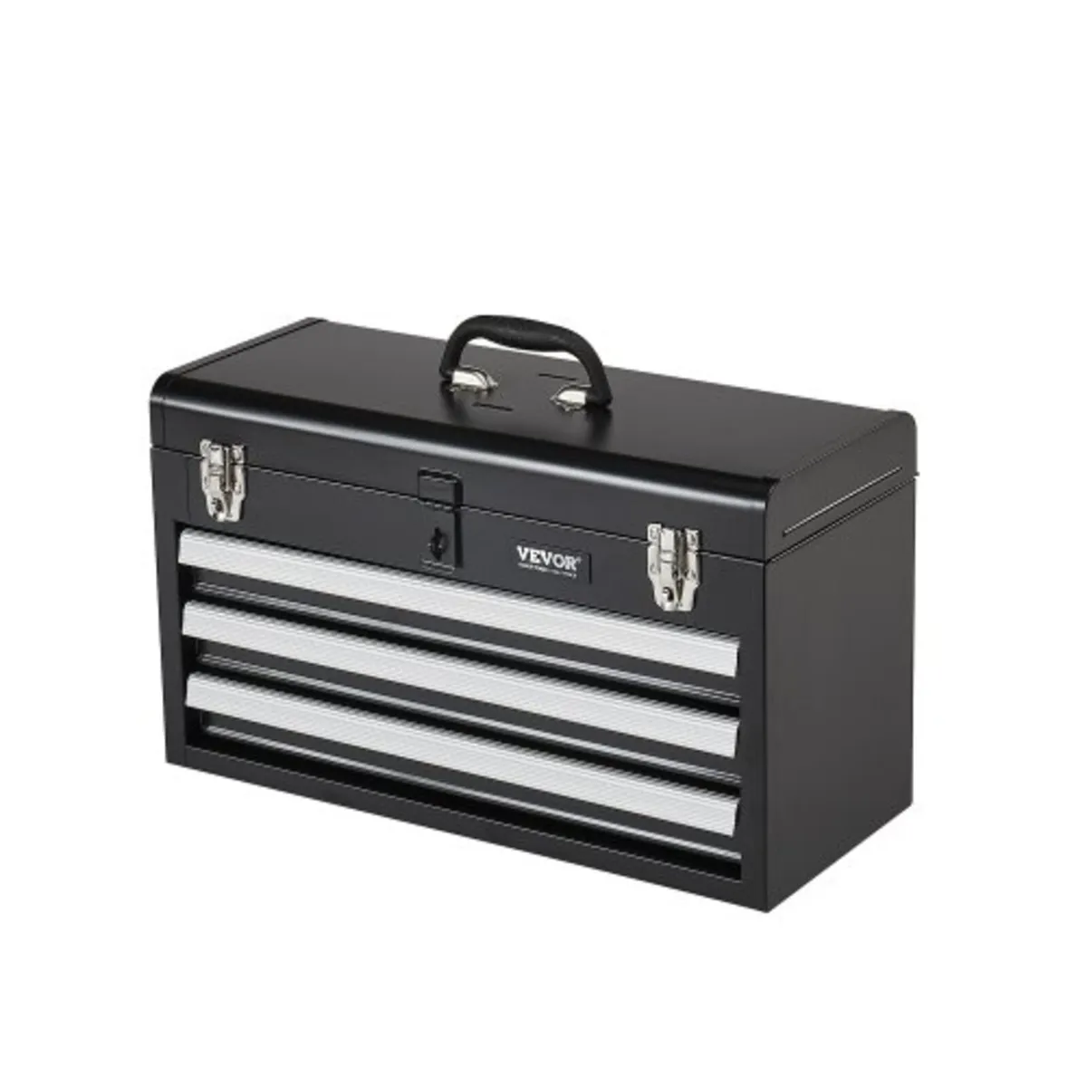 Metal Tool Box, 20.5-inch, Portable Metal Tool Box - Image 1