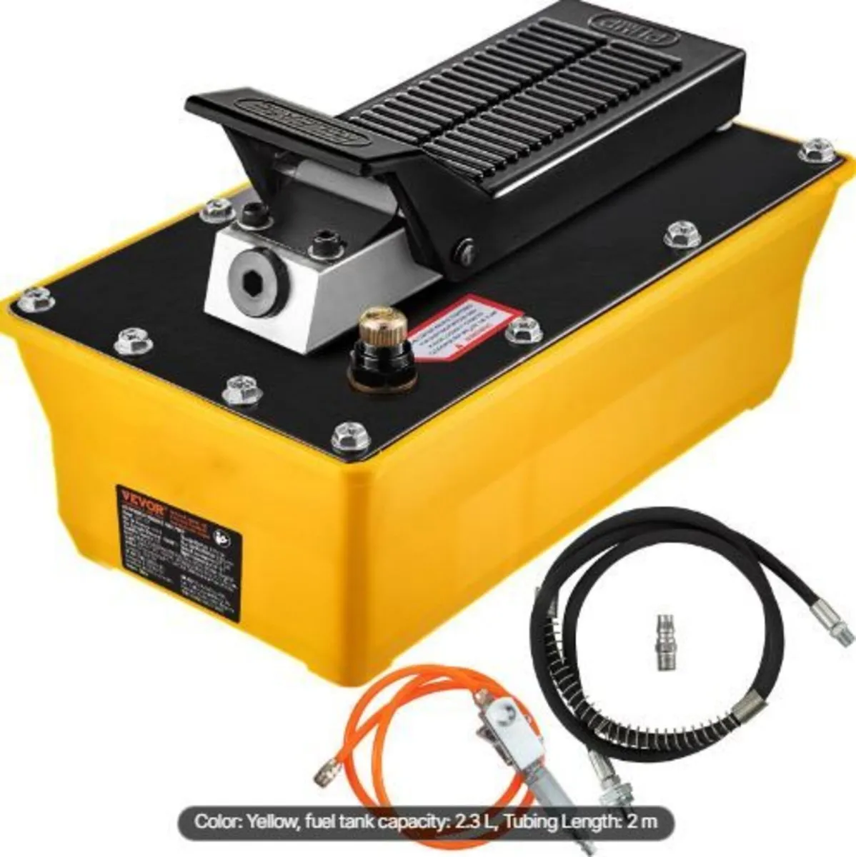 Air Hydraulic Pump, 10,000 PSI Hydraulic Foot Pum - Image 1