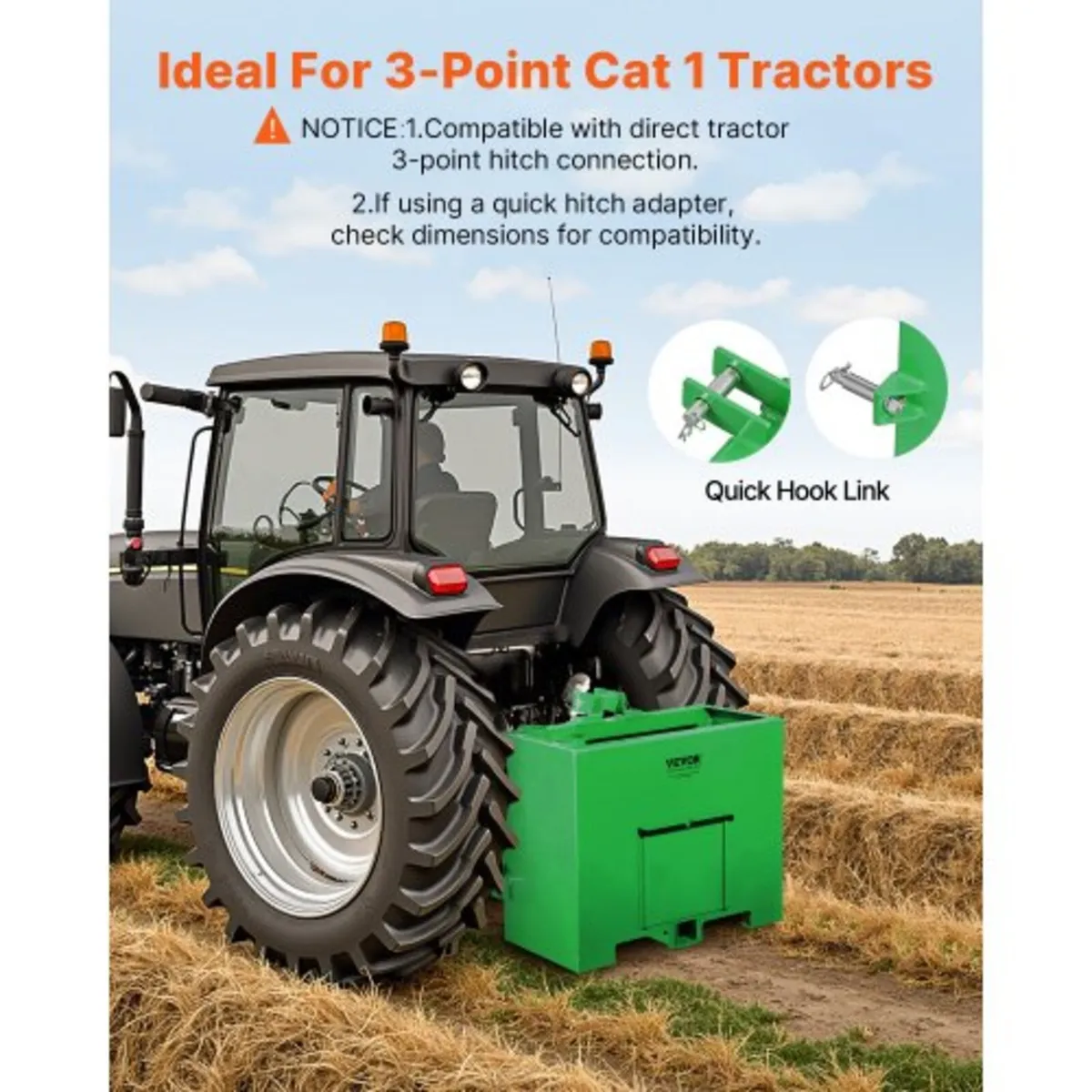 Ballast Box, 3-Point Category 1 Tractor Ballast of - Image 2