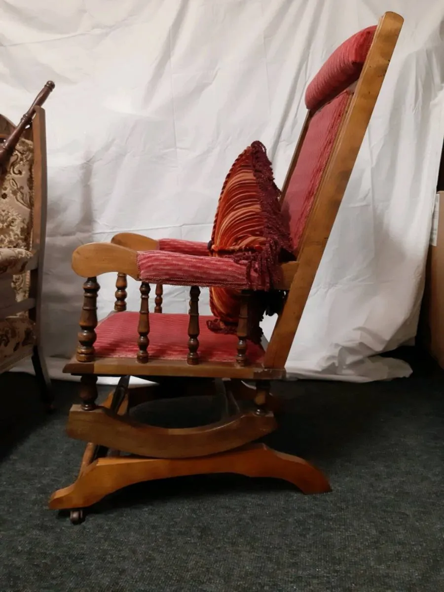 Antique Rocking Chair - Image 3