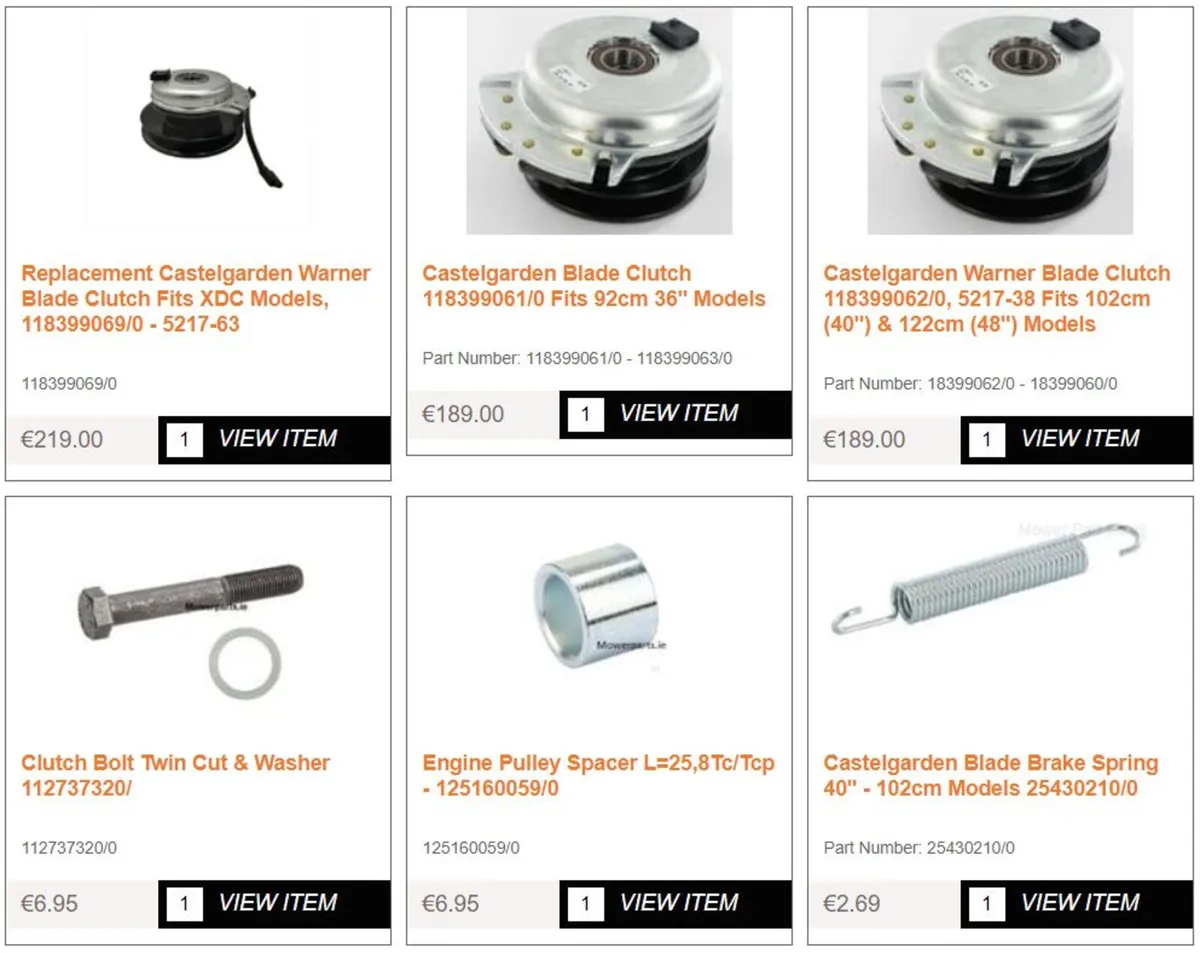 Castelgarden Mountfield Stiga Alpina Honda Clutch - Image 1