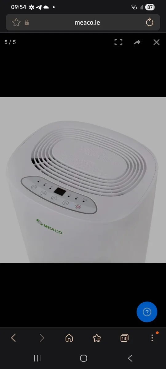 meaco dehumidifier abc 12l manual - Image 1