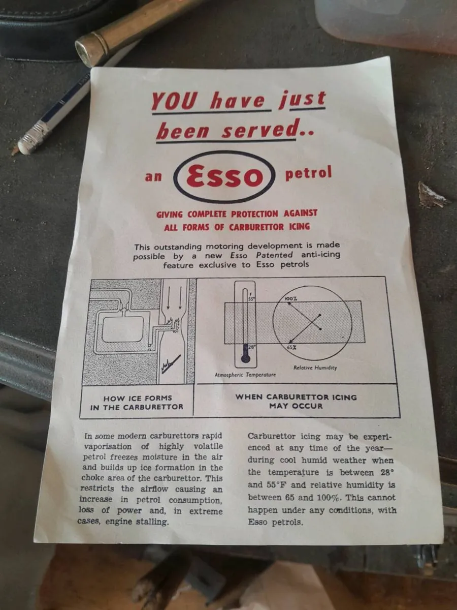 Vintage esso leaflet - Image 1