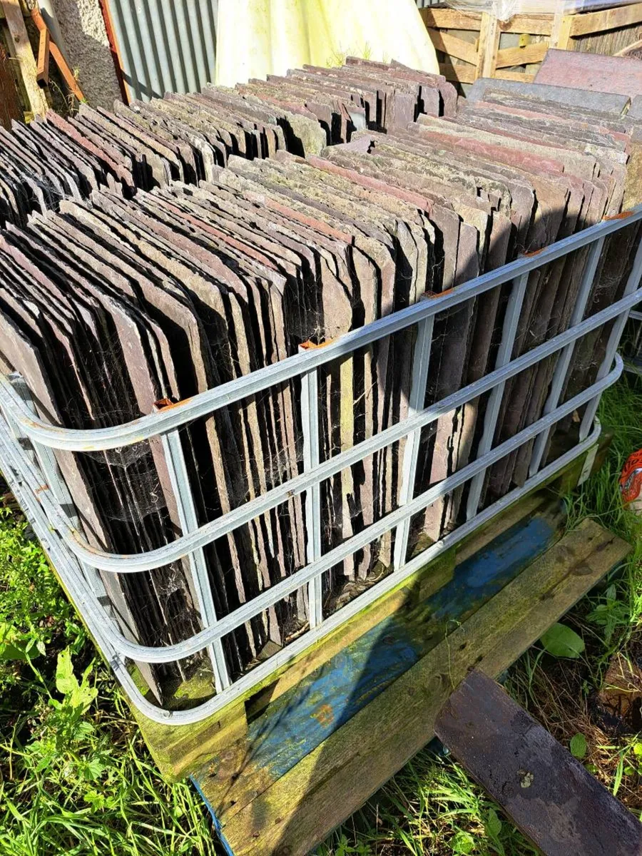 250 qy 26 inch xRandom width Bangor Blue Slates - Image 2