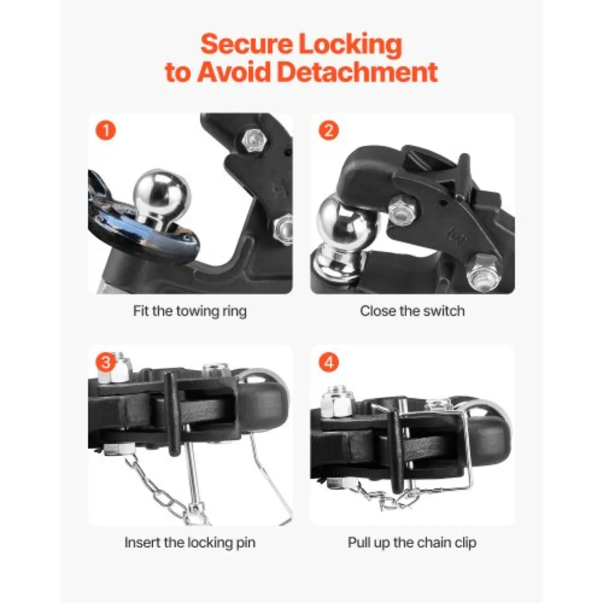 Pintle Hook, 16000 lbs Towing Capacity, Pintle Hoo - Image 2
