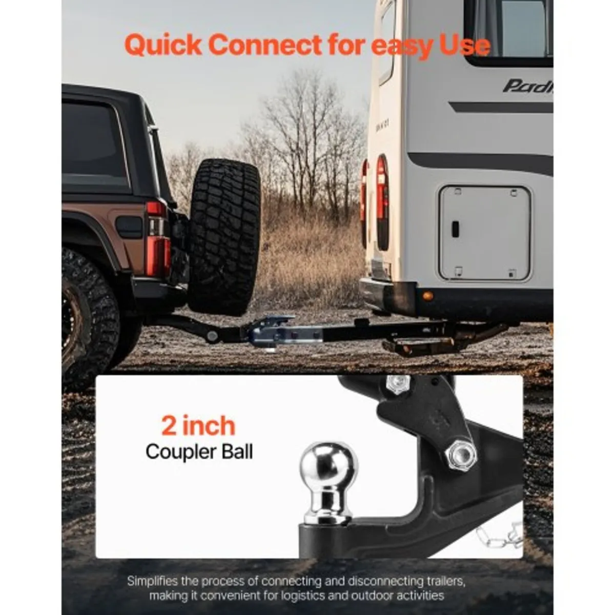 Pintle Hook, 16000 lbs Towing Capacity, Pintle Hoo - Image 4