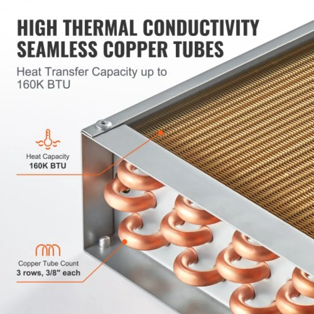 20"x 20"/50.8 x 50.8 cm Heat Exchanger Water to Ai - Image 3