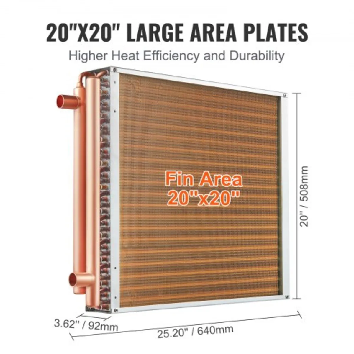 20"x 20"/50.8 x 50.8 cm Heat Exchanger Water to Ai - Image 4