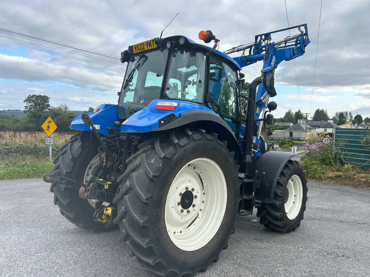 2022 New Holland T5.120 with Loader - Image 3