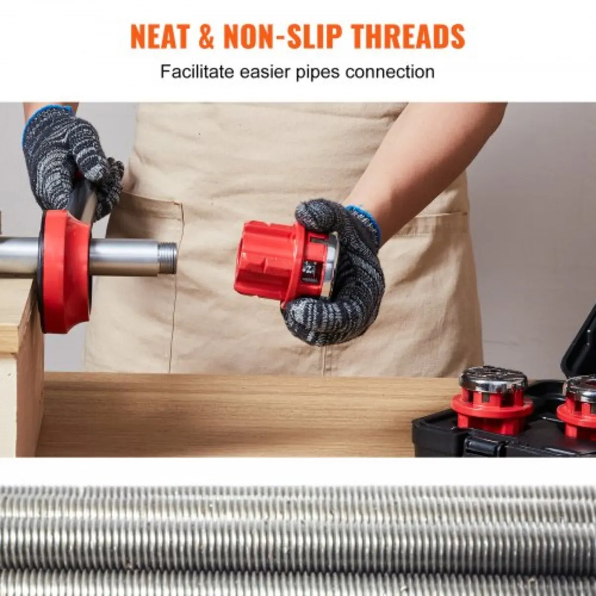 Ratchet Pipe Threader Kit, 6.4mm NPT - 32mm NPT Ma - Image 4