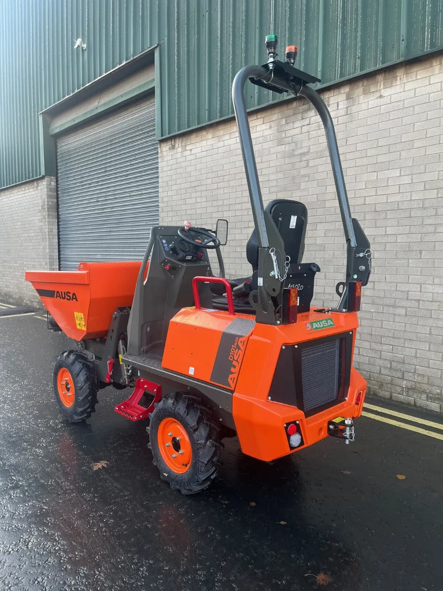 New AUSA D101AHA Compact High Tip Dumpers In Stock - Image 4