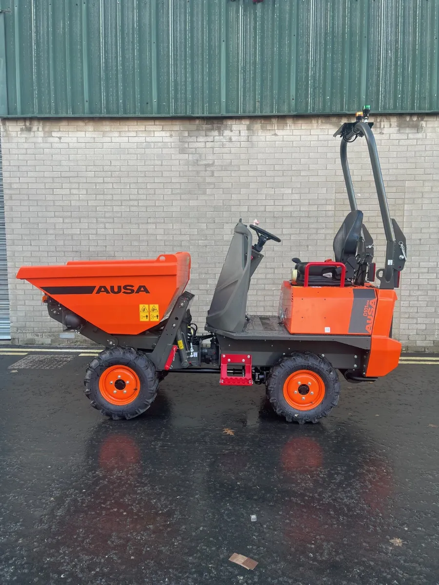 New AUSA D101AHA Compact High Tip Dumpers In Stock - Image 3