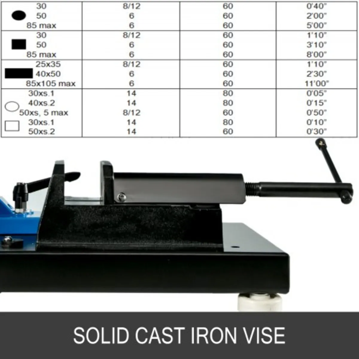 Metal Bandsaw 1000W Vertical Metal Bandsaw 0°-45° - Image 3