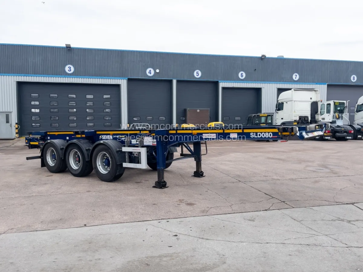 2021 DENNISON SLIDING SKELETAL TRAILER - Image 1