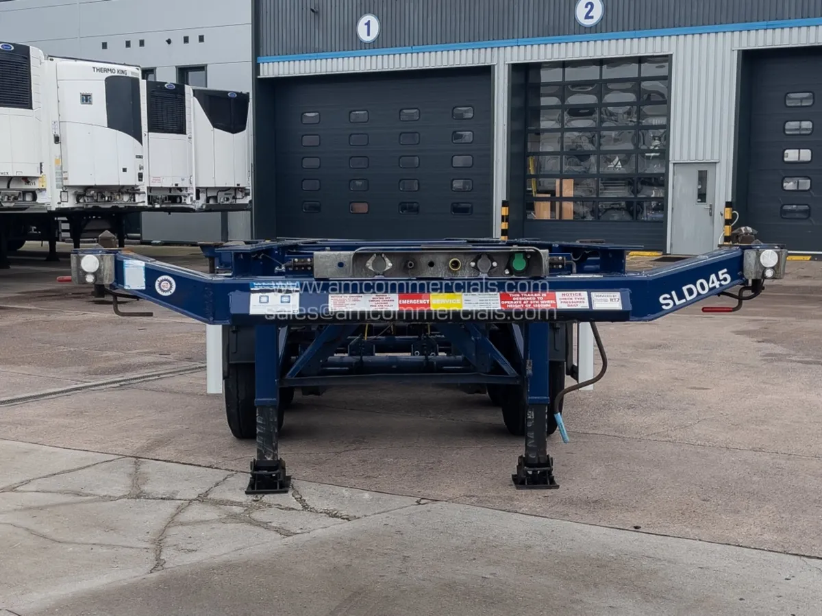 2021 DENNISON SLIDING SKELETAL TRAILER - Image 2