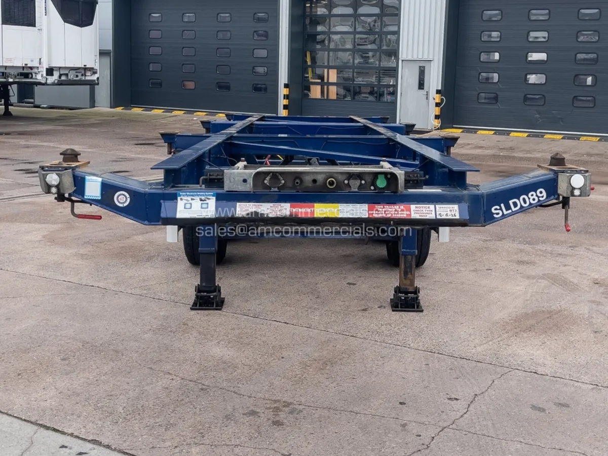 2021 DENNISON SLIDING SKELETAL TRAILER - Image 2