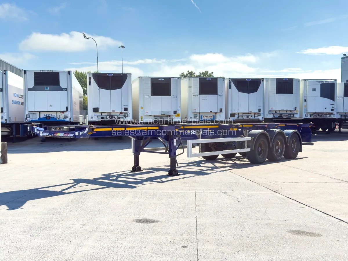 2016 DENNISON TRI-AXLE SKELETAL TRAILER - Image 3