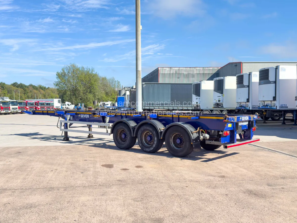 2016 DENNISON TRI-AXLE SKELETAL TRAILER - Image 4