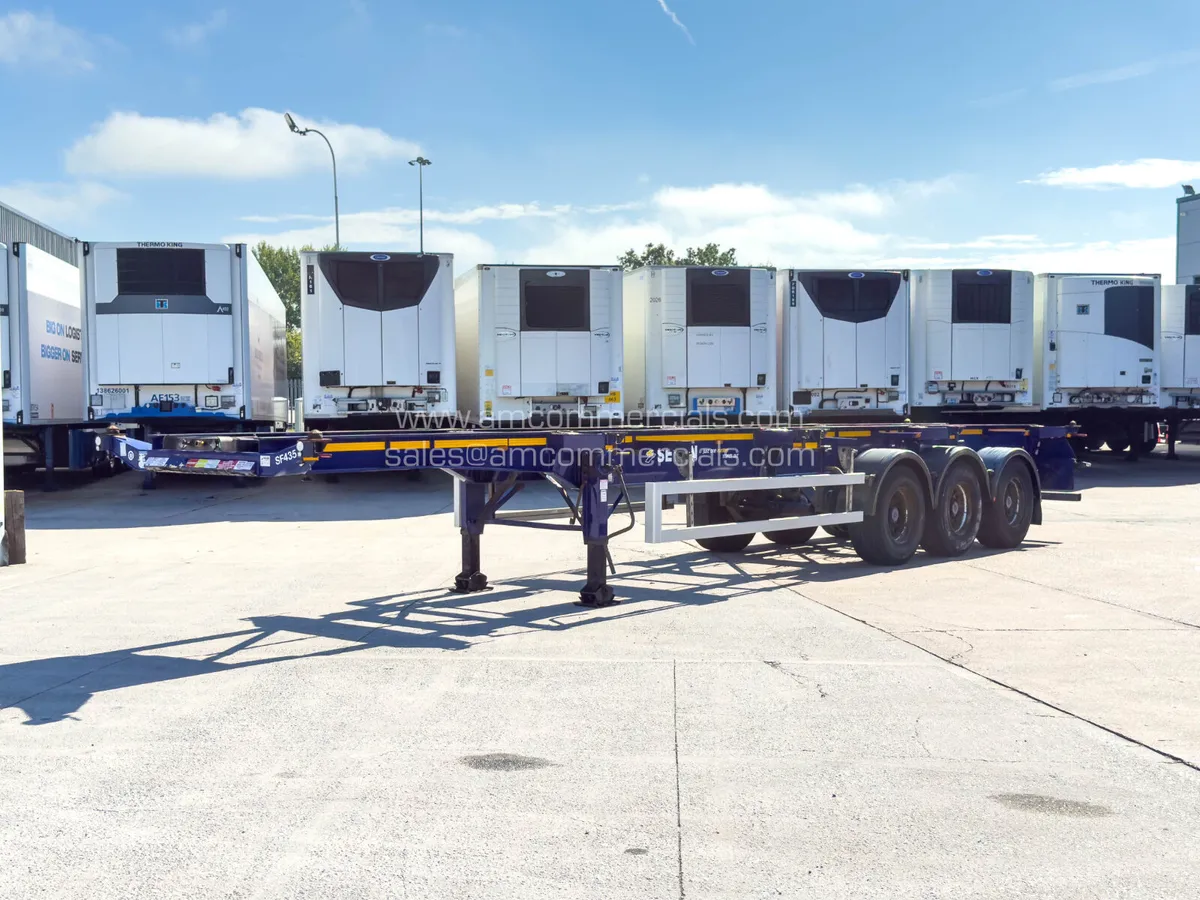 2016 DENNISON TRI-AXLE SKELETAL TRAILER - Image 3