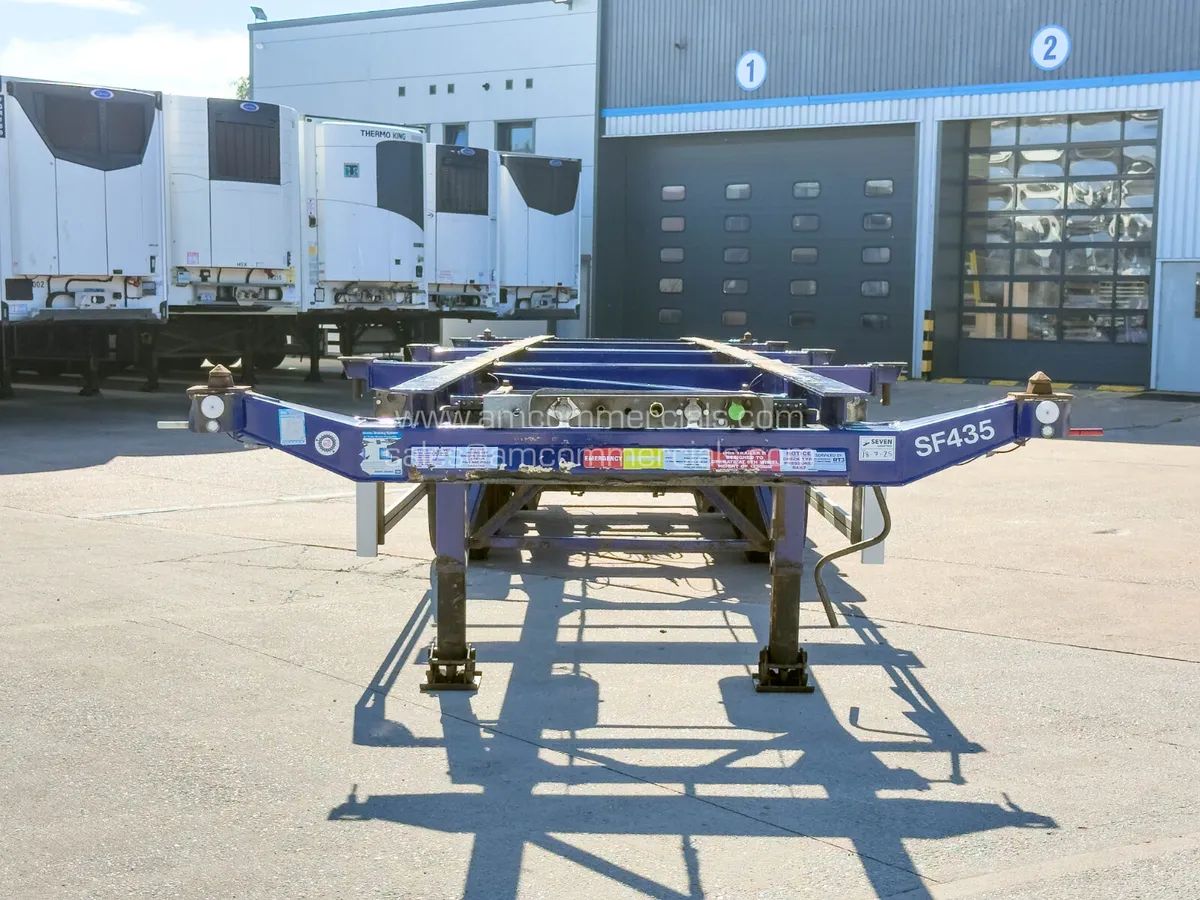 2016 DENNISON TRI-AXLE SKELETAL TRAILER - Image 2