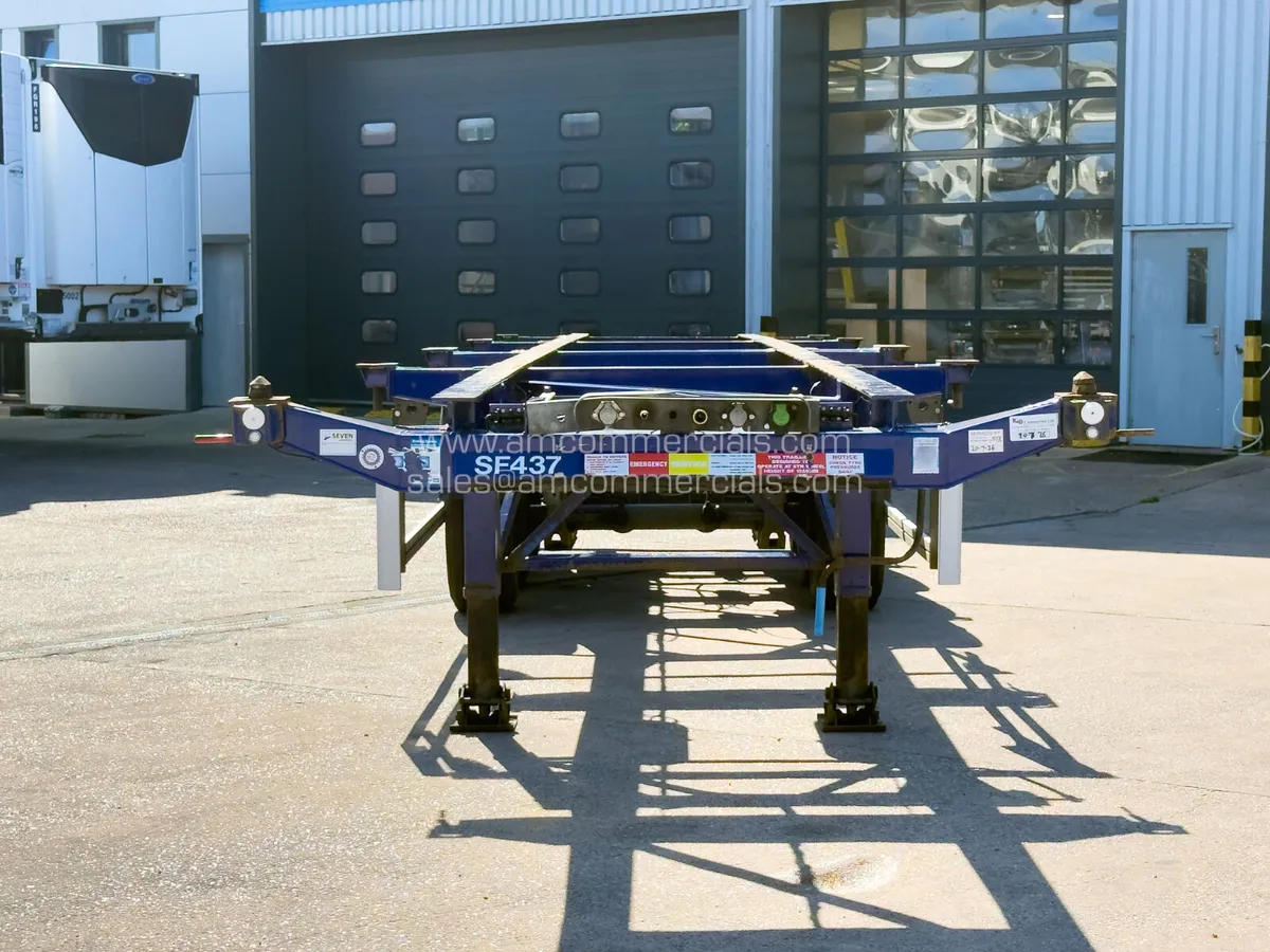 2016 DENNISON TRI-AXLE SKELETAL TRAILER - Image 2