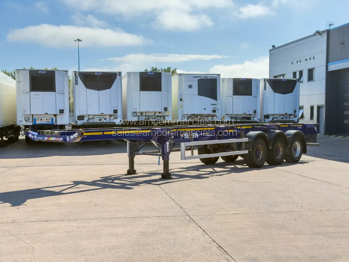 2016 DENNISON TRI-AXLE SKELETAL TRAILER - Image 3
