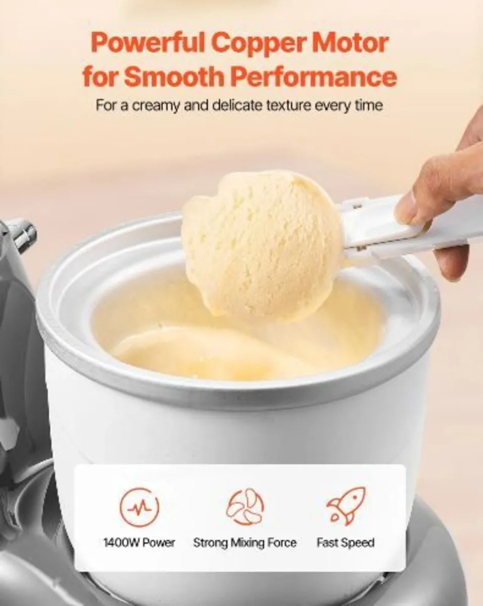 Ice Cream Maker, 1.7 L Capacity - Image 2