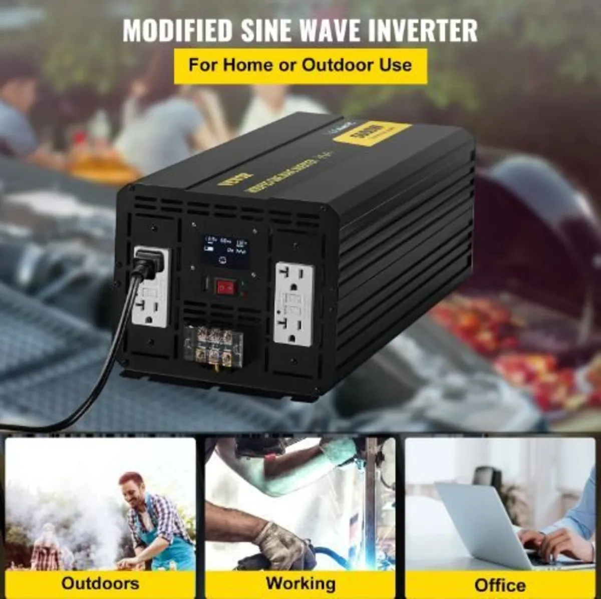 Power Inverter Modified Sine Wave Inverter 5000W - Image 3