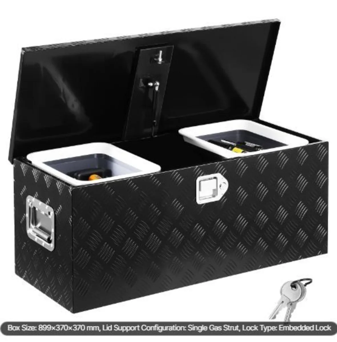 Heavy Duty Aluminum Truck Bed Tool Box - Image 2