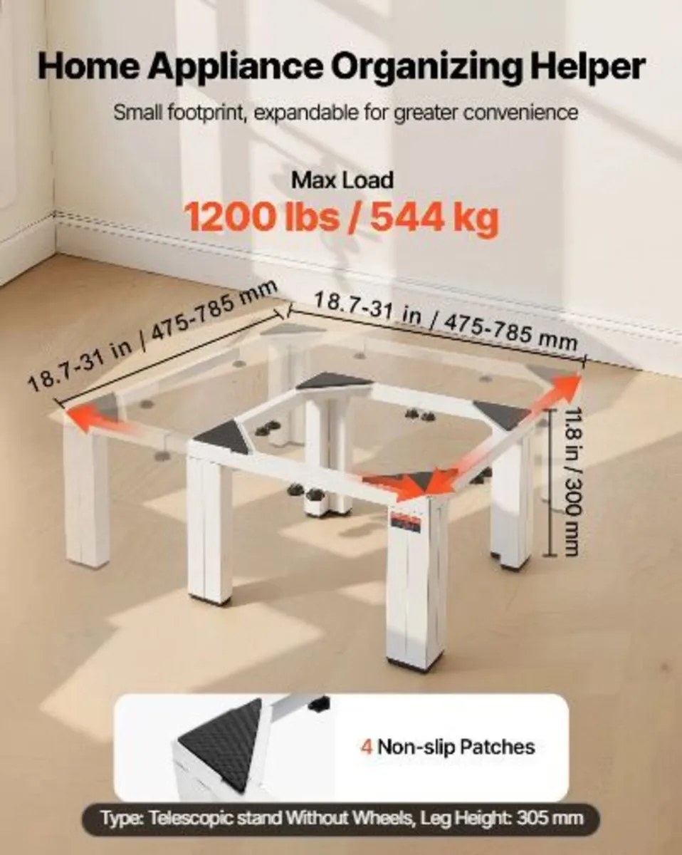 Laundry Pedestal, 305 mm Height - Image 1